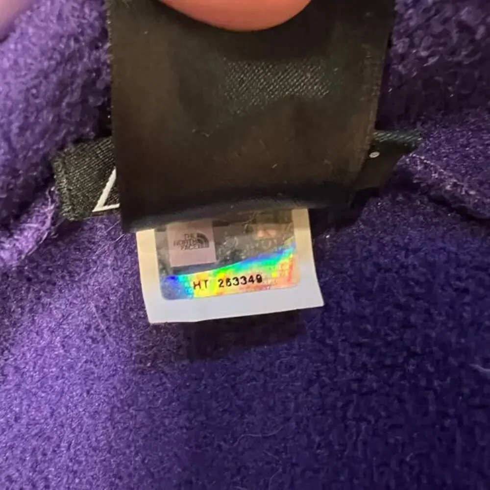 The North Face Womens Custom Denali‎ Fleece Full Zip Jacket Medium Pink & Purple - Picture 14 of 14